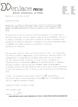 Saludo de Andrés a Eduardo Carrasco
